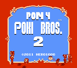 SMB2 Pony Poki Panic Title Screen